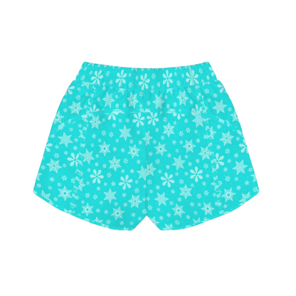 Elsa Snowflakes Running Shorts