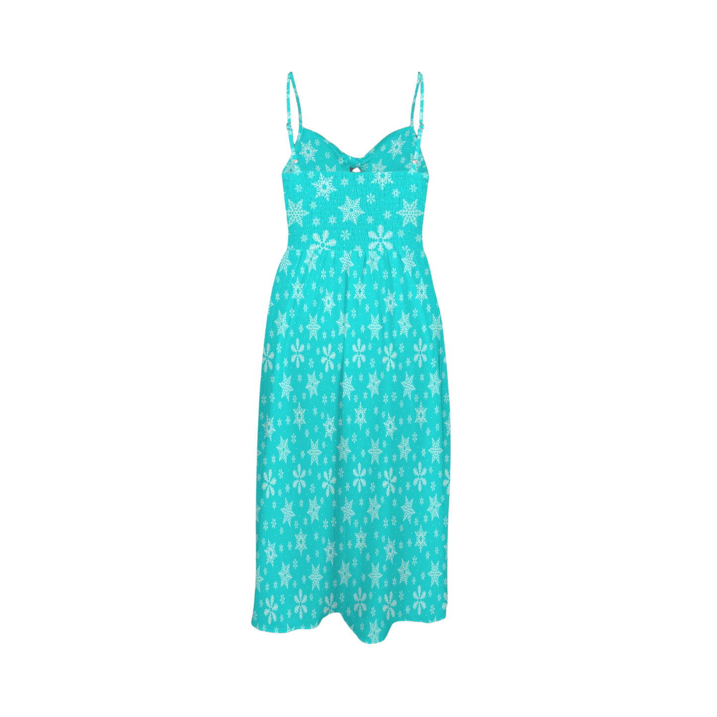 Elsa Snowflakes Sexy Slit Midi