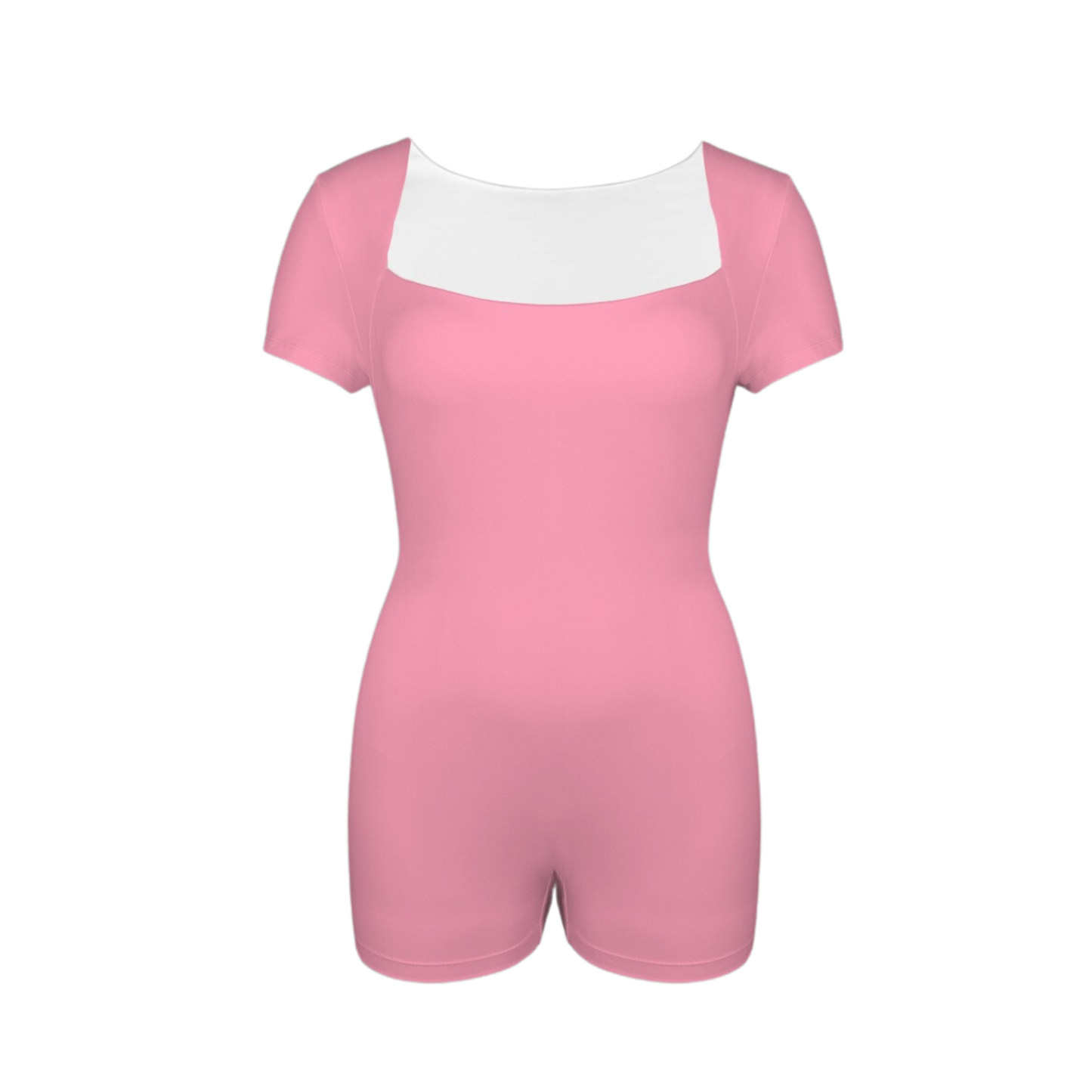 Embarrassed Pink Onez Tee Active Romper