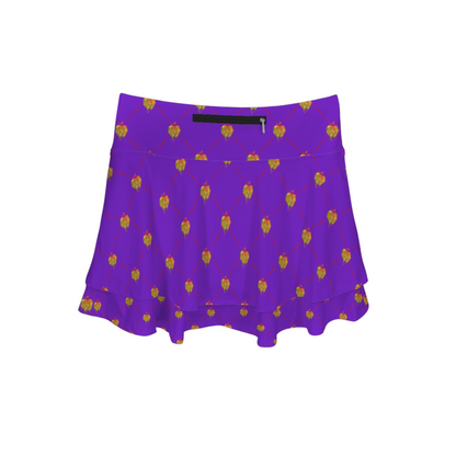 Evil Queen Ruffle Active Skort