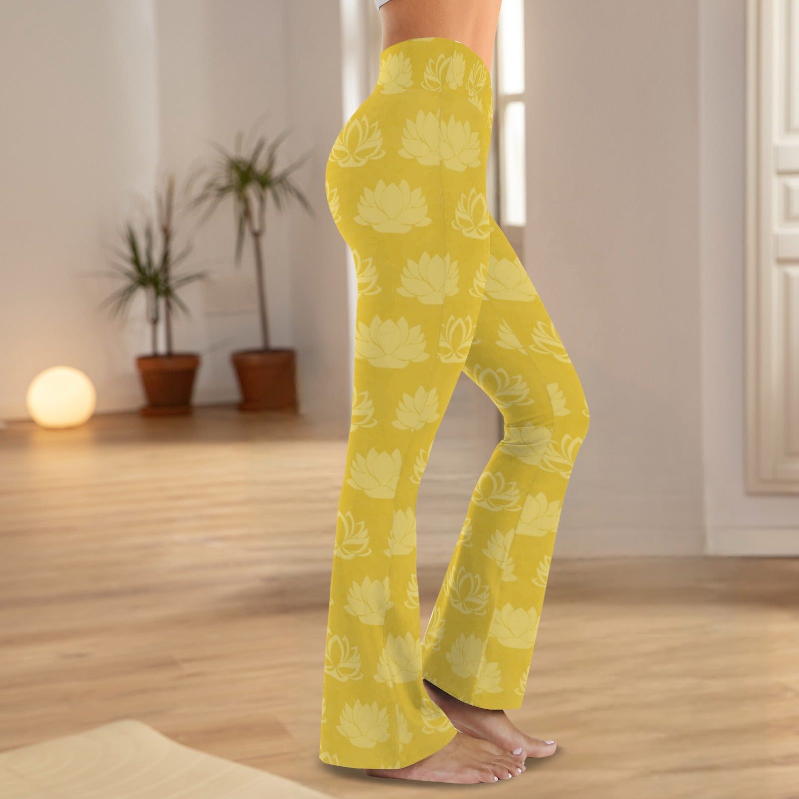 tianayellowlotus. flare legging