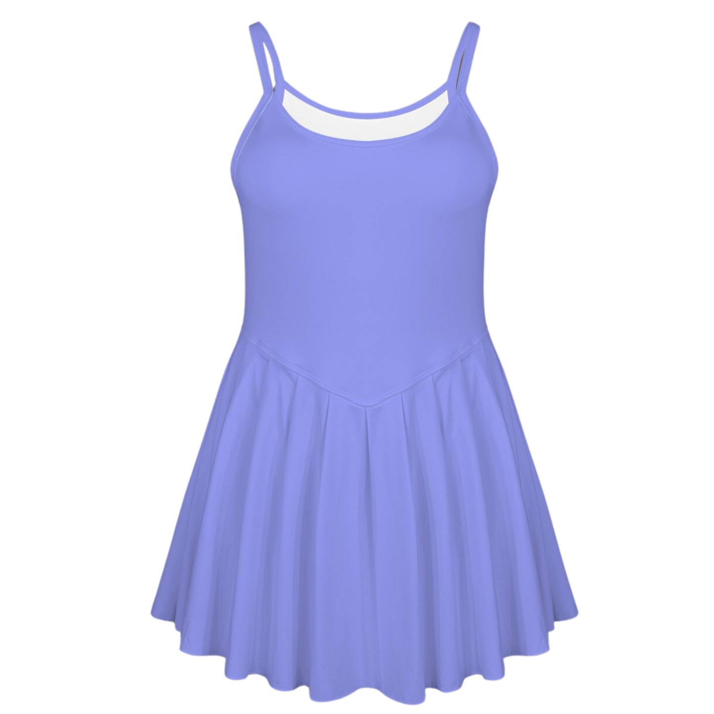 Fairy Godmother Periwinkle Pleat Skirt Active Dress