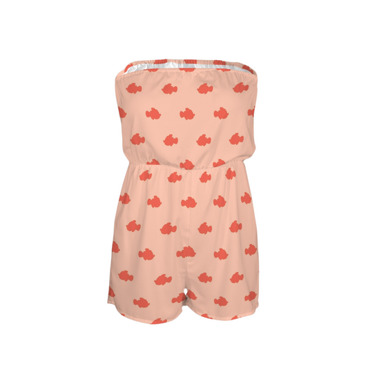 Clown Fish Strapless Romper