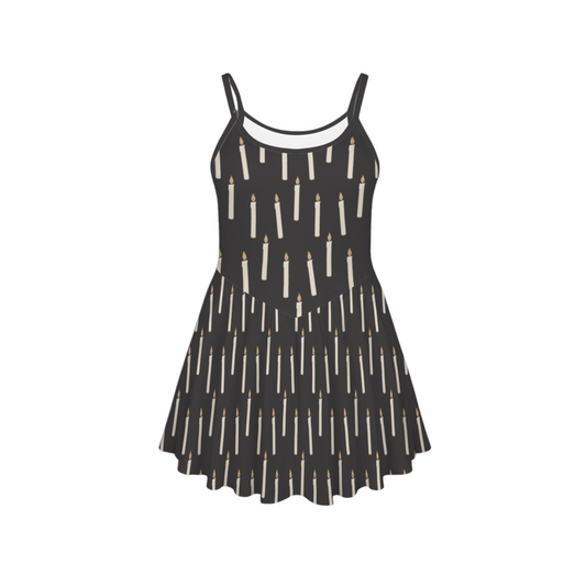 Floating Candles Pleat Skirt Active Dress