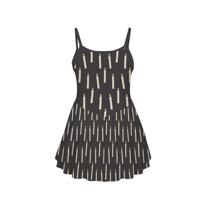 Floating Candles Pleat Skirt Active Dress