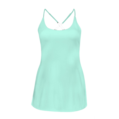 Flo Mint Criss Cross Back Active Dress