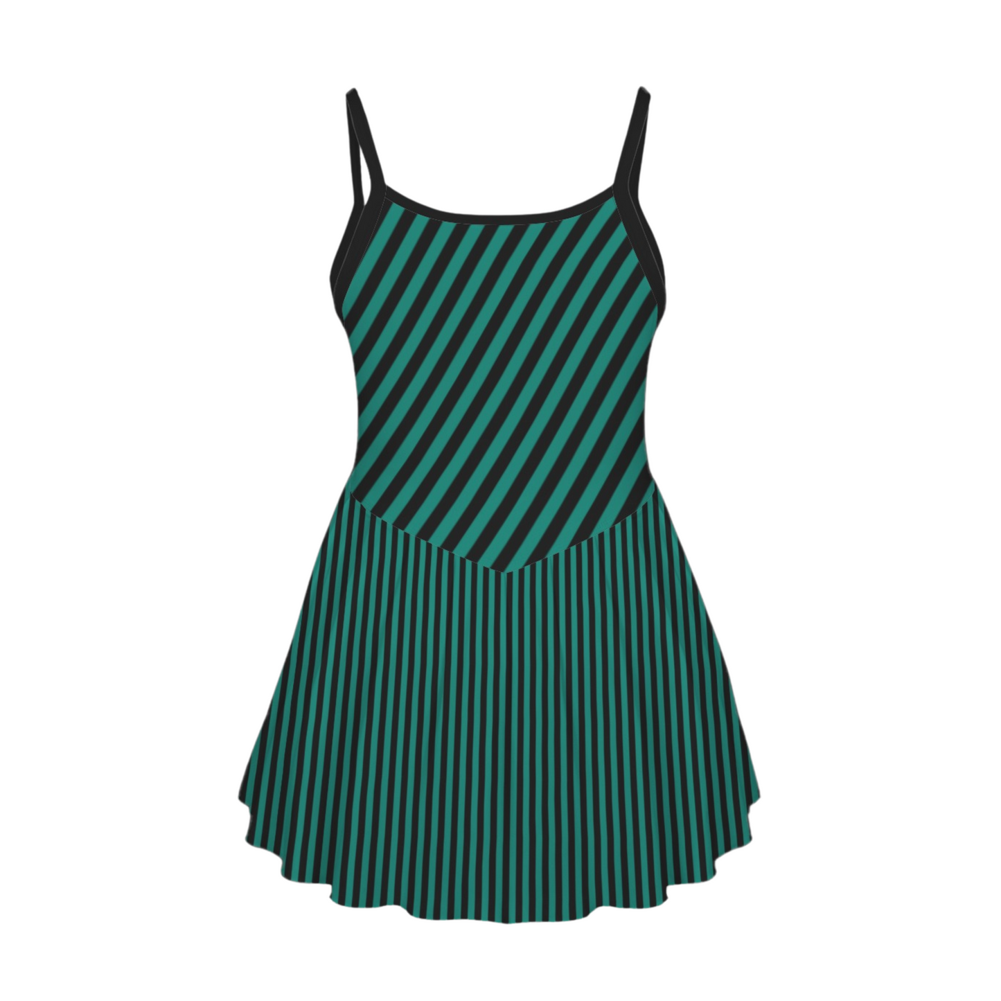 Ghost Host Stripes Pleat Skirt Active Dress