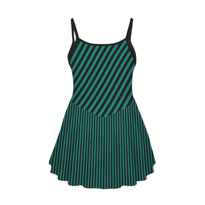 Ghost Host Stripes Pleat Skirt Active Dress