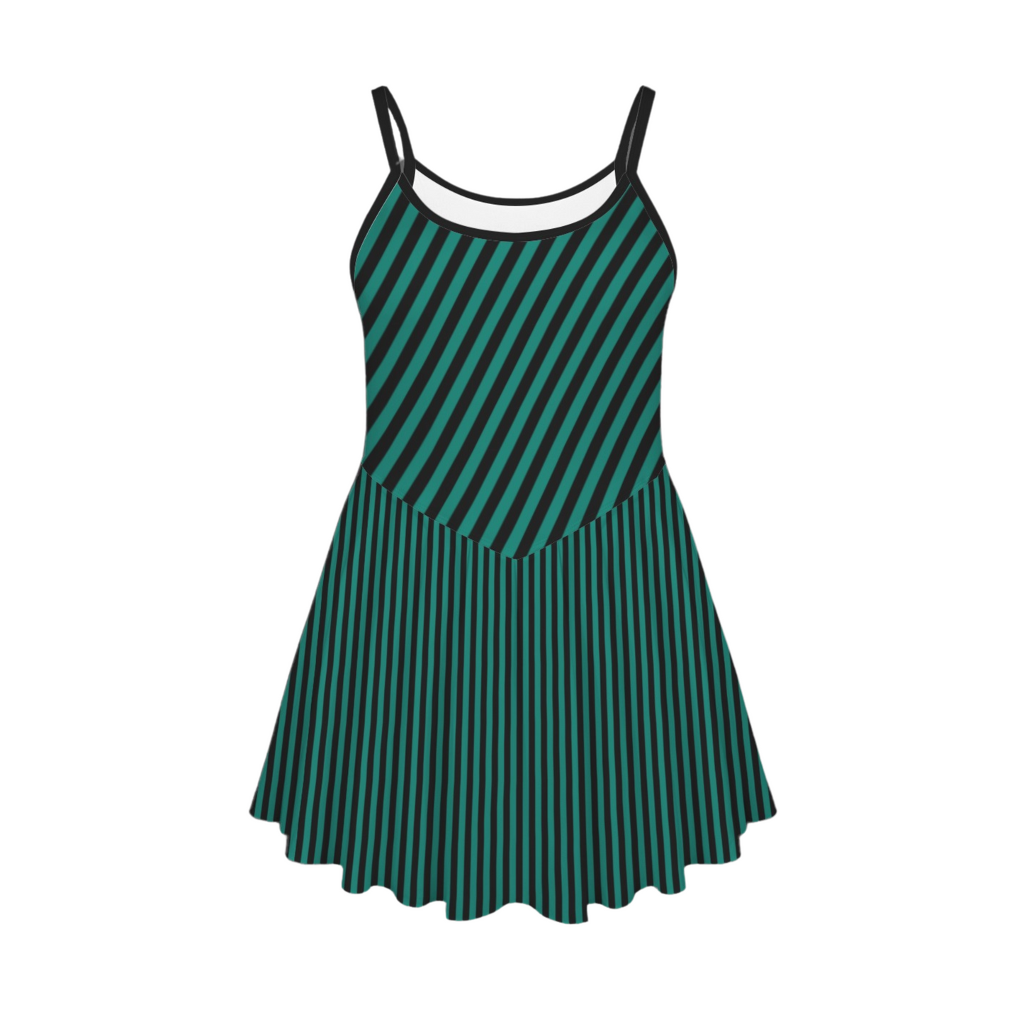 Ghost Host Stripes Pleat Skirt Active Dress
