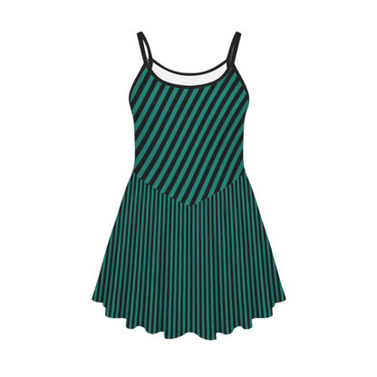 Ghost Host Stripes Pleat Skirt Active Dress