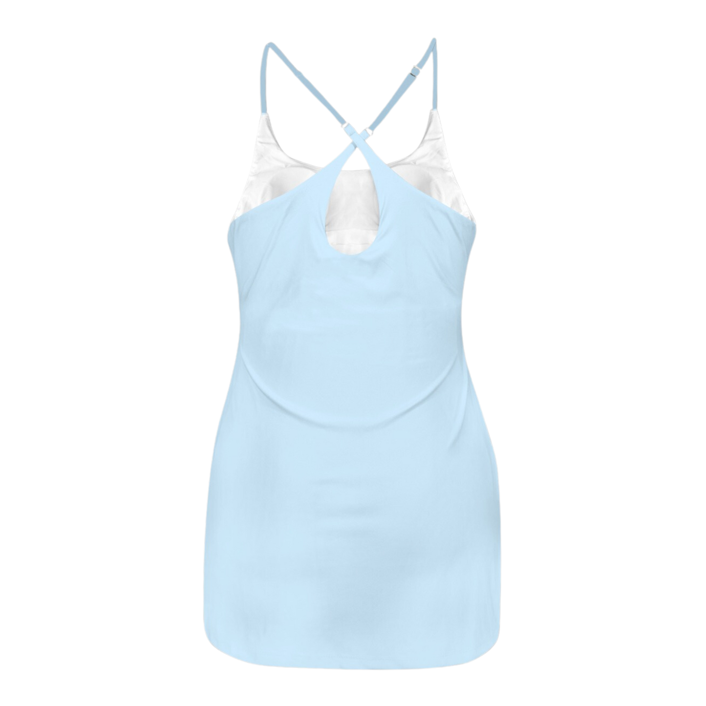 Glass Slipper Blue Criss Cross Back Active Dress