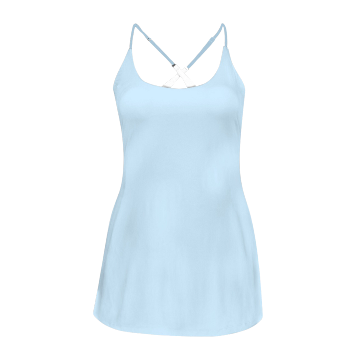 Glass Slipper Blue Criss Cross Back Active Dress