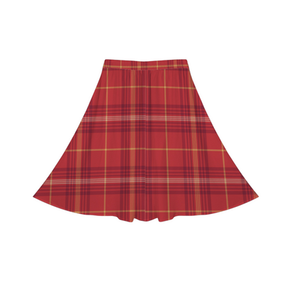 Houses Plaid Midi Skirt