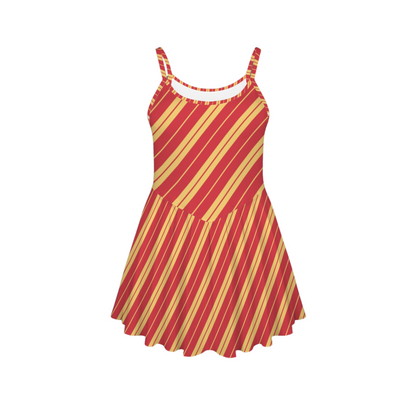 Lion House Stripes Pleat Skirt Active Dress