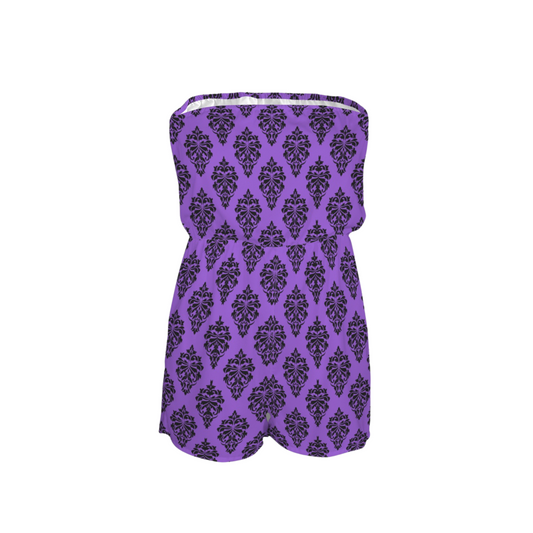 Haunted Walls Strapless Romper