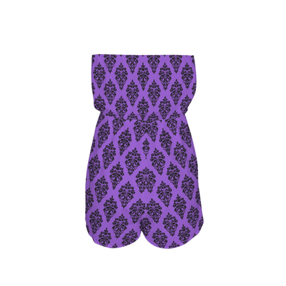 Haunted Walls Strapless Romper