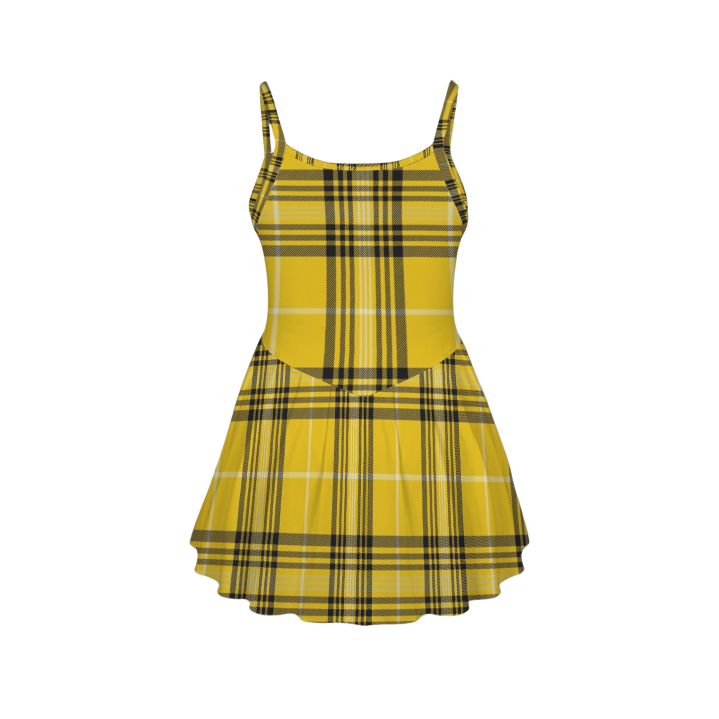 Badger House Plaid Pleat Skirt Active Dress