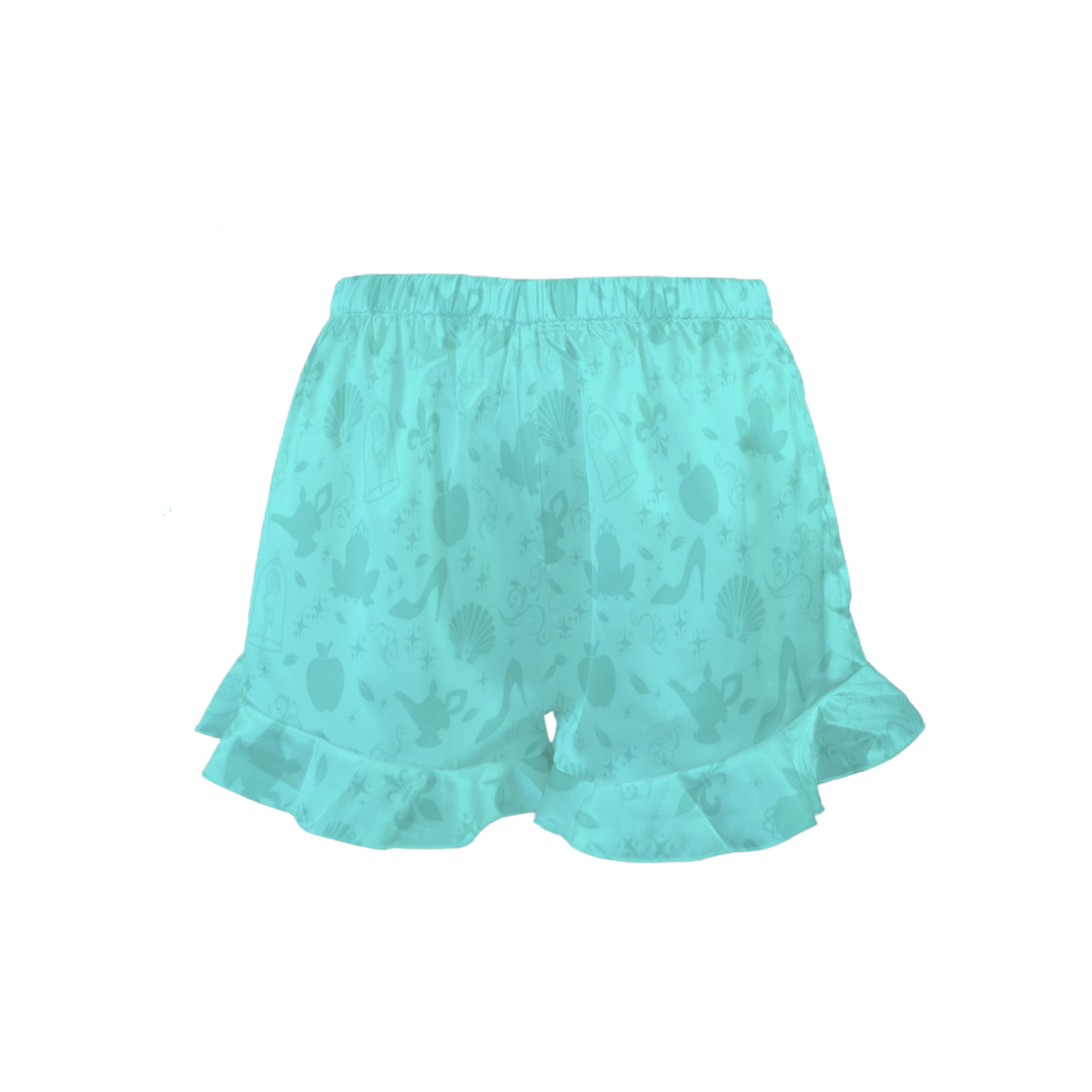 Princess Icons Ruffle Shorts & Cami Pajama Set