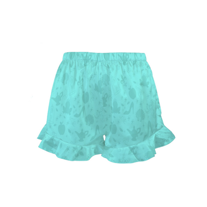 Princess Icons Ruffle Shorts & Cami Pajama Set