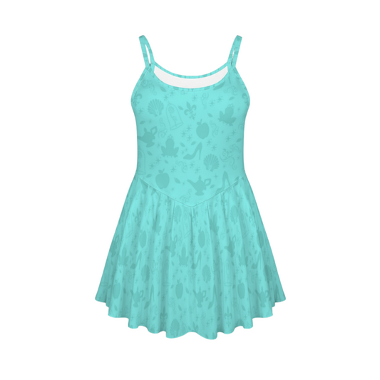 Princess Icons Pleat Skirt Active Dress