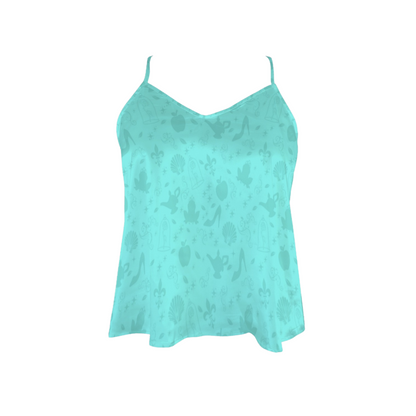 Princess Icons Ruffle Shorts & Cami Pajama Set