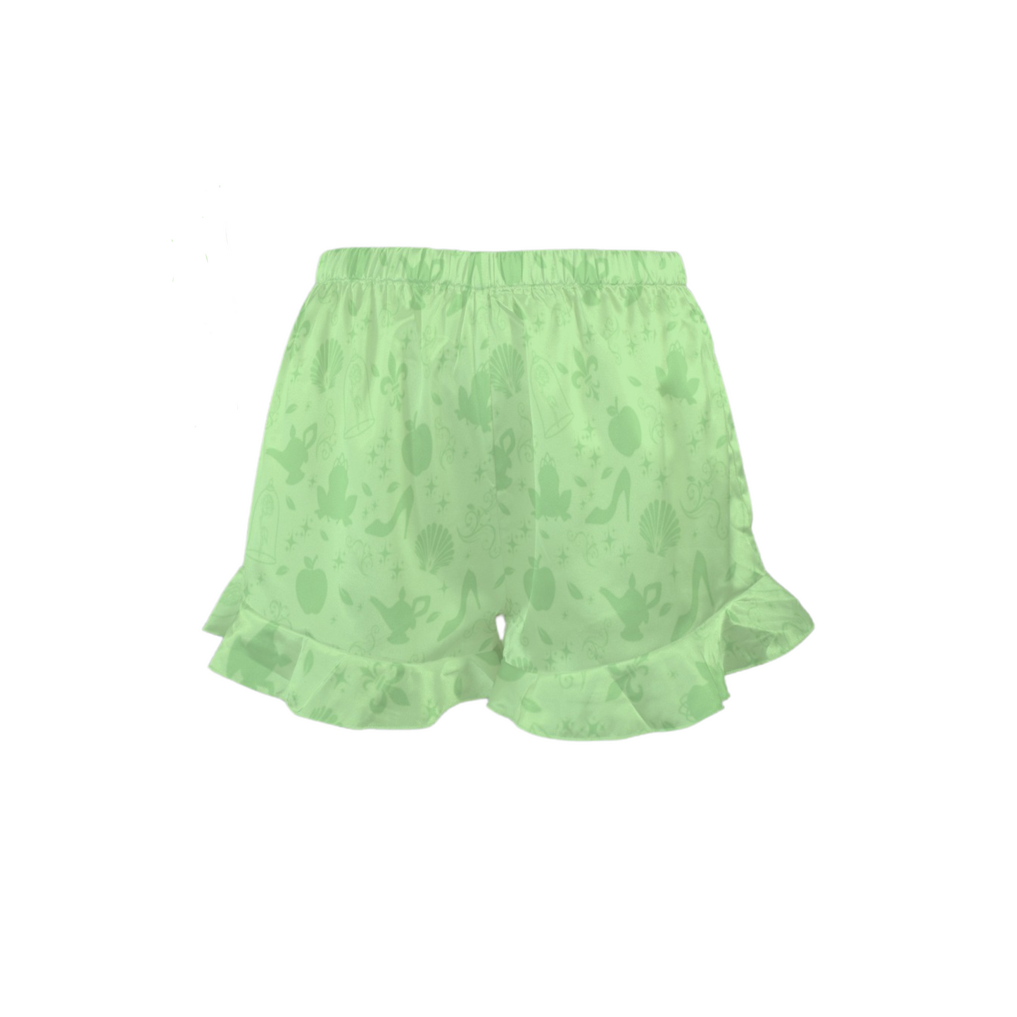 Princess Icons Ruffle Shorts & Cami Pajama Set