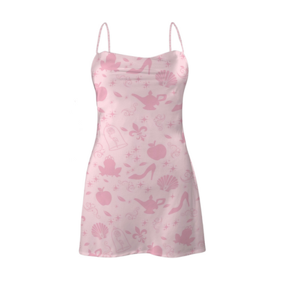 Princess Icons Nightgown & Robe Pajama Set