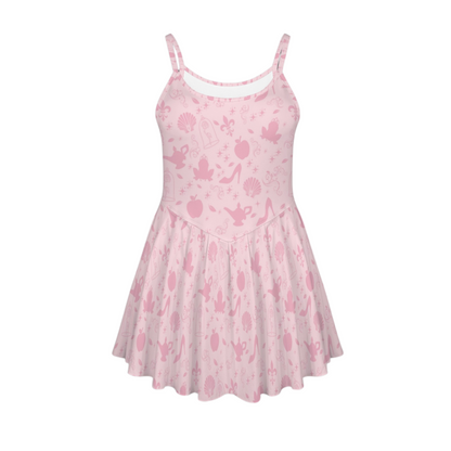 Princess Icons Pleat Skirt Active Dress