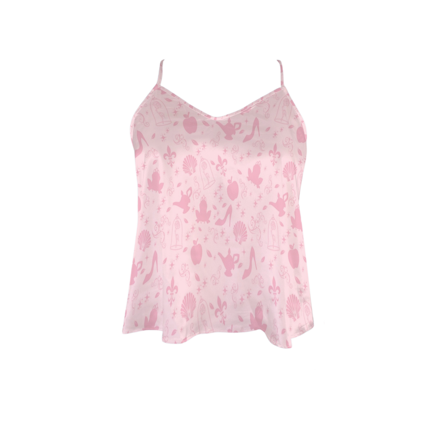 Princess Icons Ruffle Shorts & Cami Pajama Set