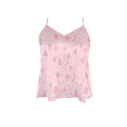 Princess Icons Ruffle Shorts & Cami Pajama Set