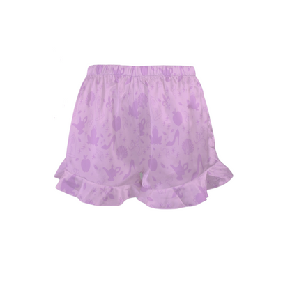 Princess Icons Ruffle Shorts & Cami Pajama Set