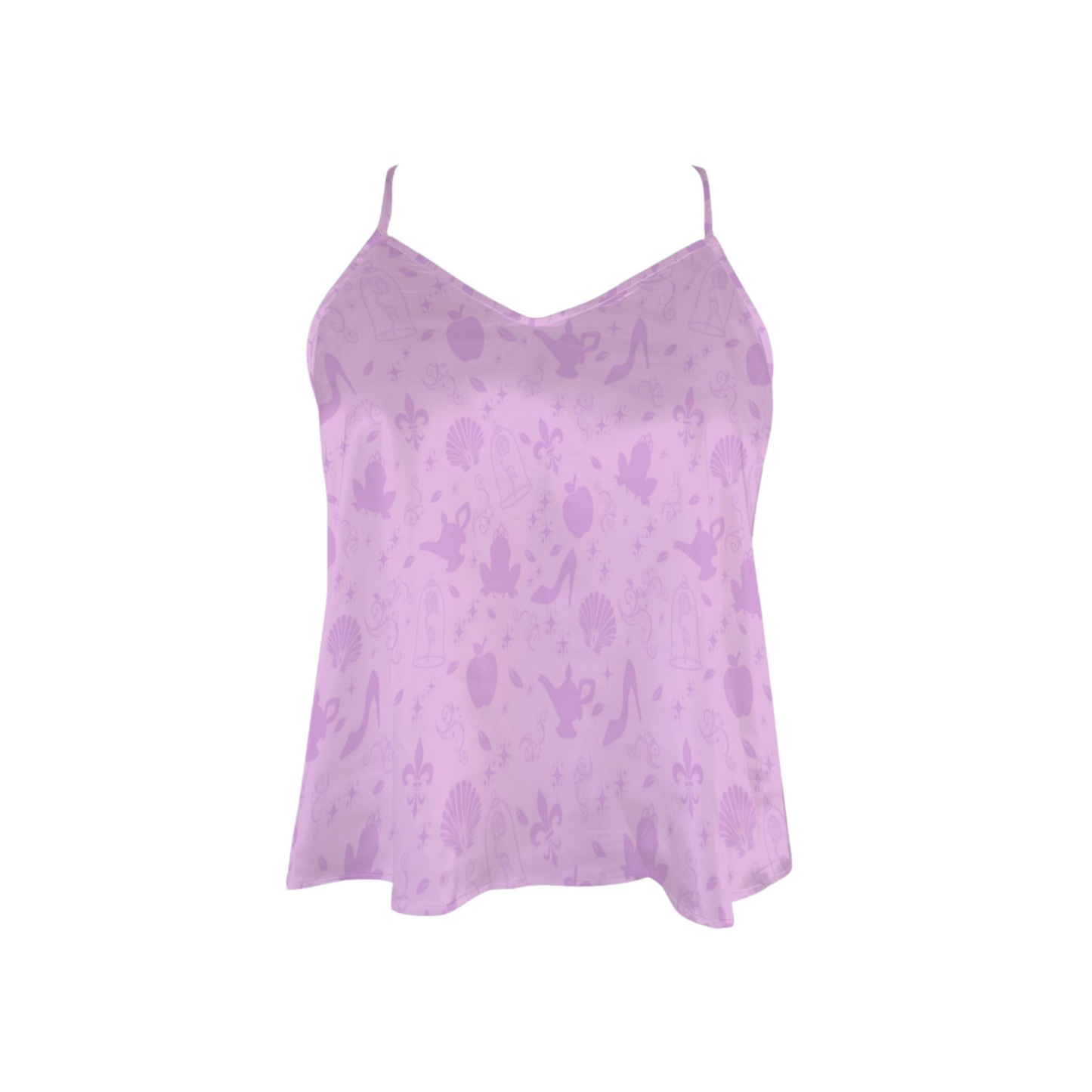 Princess Icons Ruffle Shorts & Cami Pajama Set