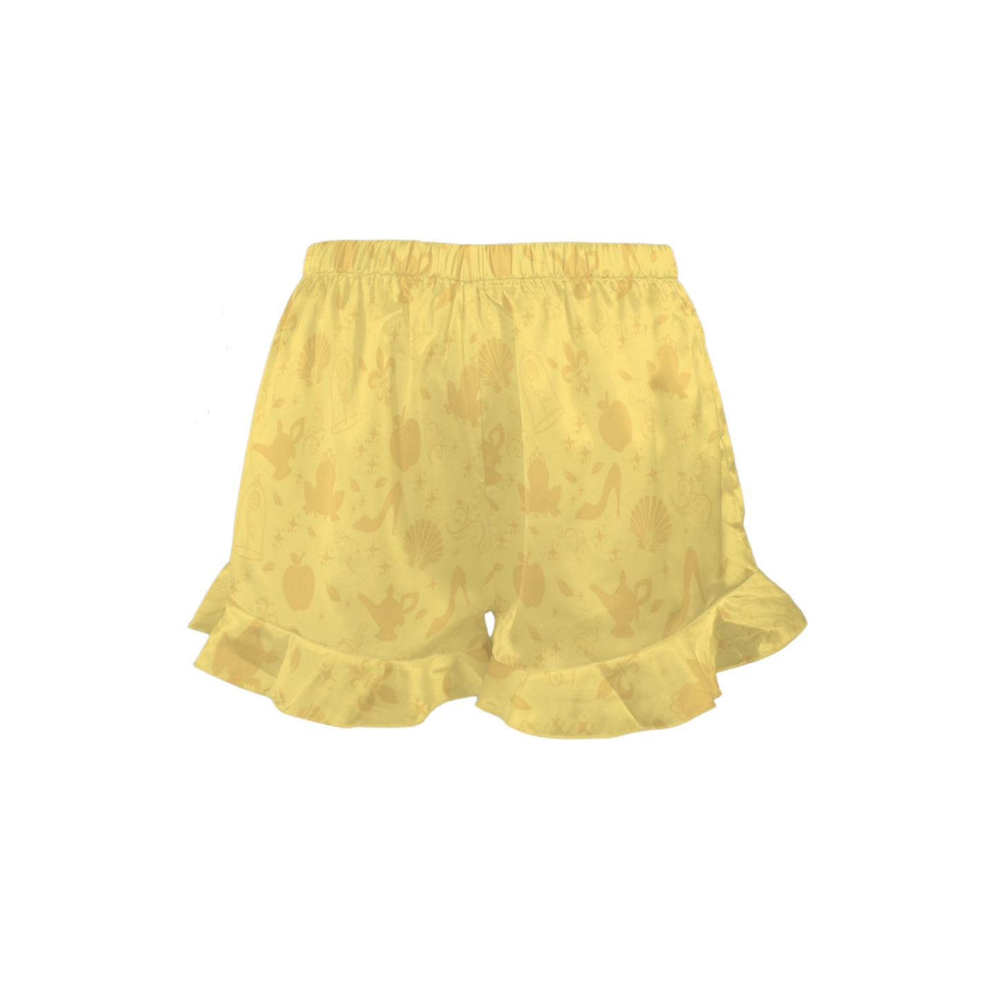 Princess Icons Ruffle Shorts & Cami Pajama Set