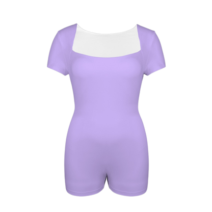 Imagination Purple Onez Tee Active Romper