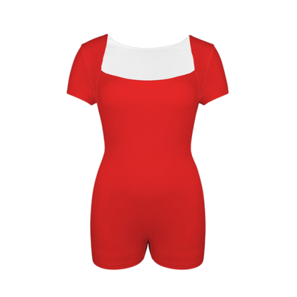 Incredible Red Onez Tee Active Romper