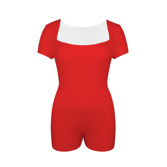 Incredible Red Onez Tee Active Romper