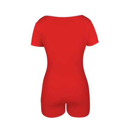 Incredible Red Onez Tee Active Romper