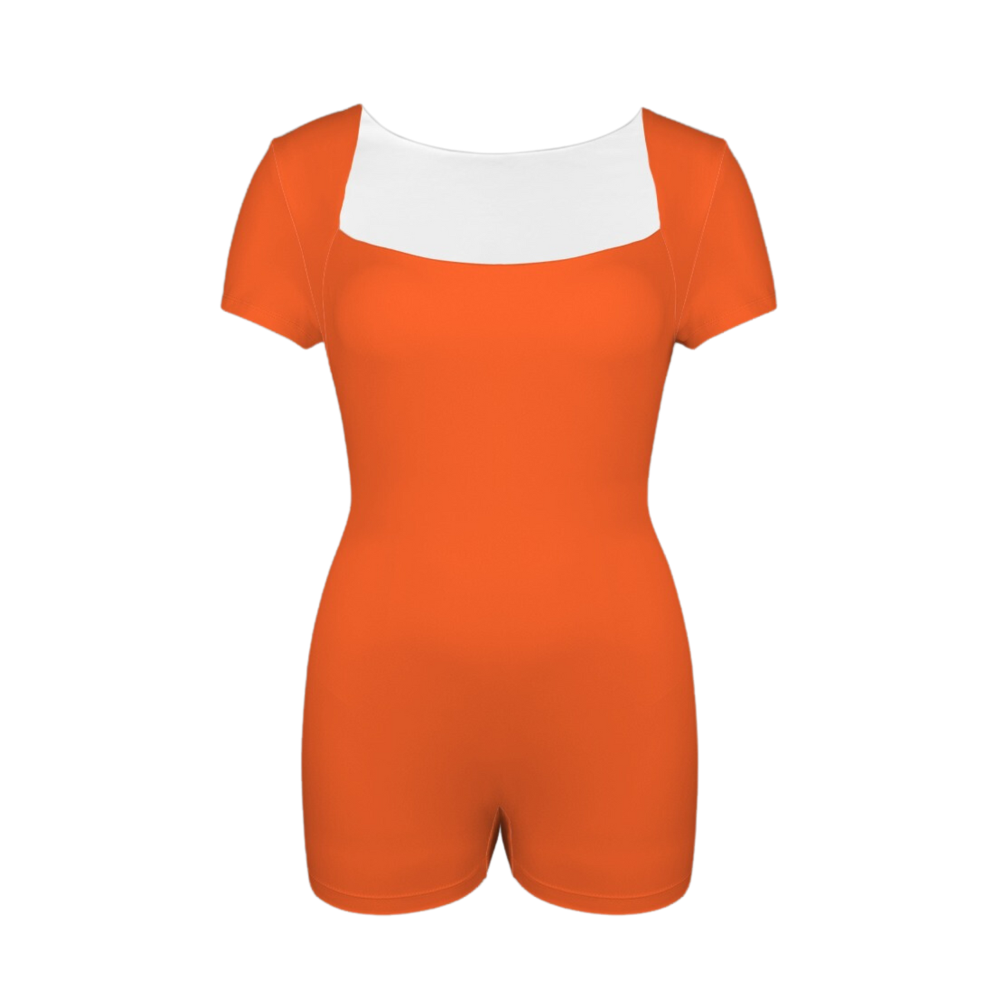 Jaq Orange Onez Tee Active Romper