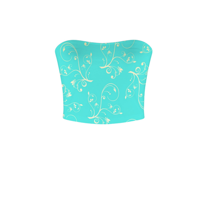 Jasmine Swirl Crop Tube Top