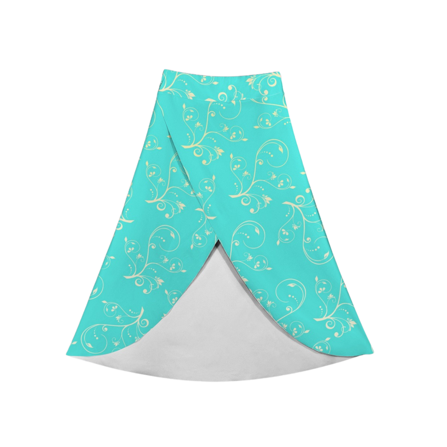 Jasmine Swirl Crossover Midi Skort