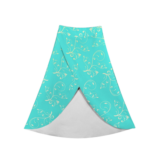 Jasmine Swirl Crossover Midi Skort