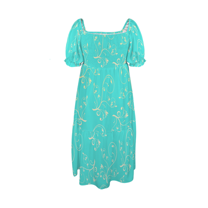 Princess Swirl Print Fairytale Dress
