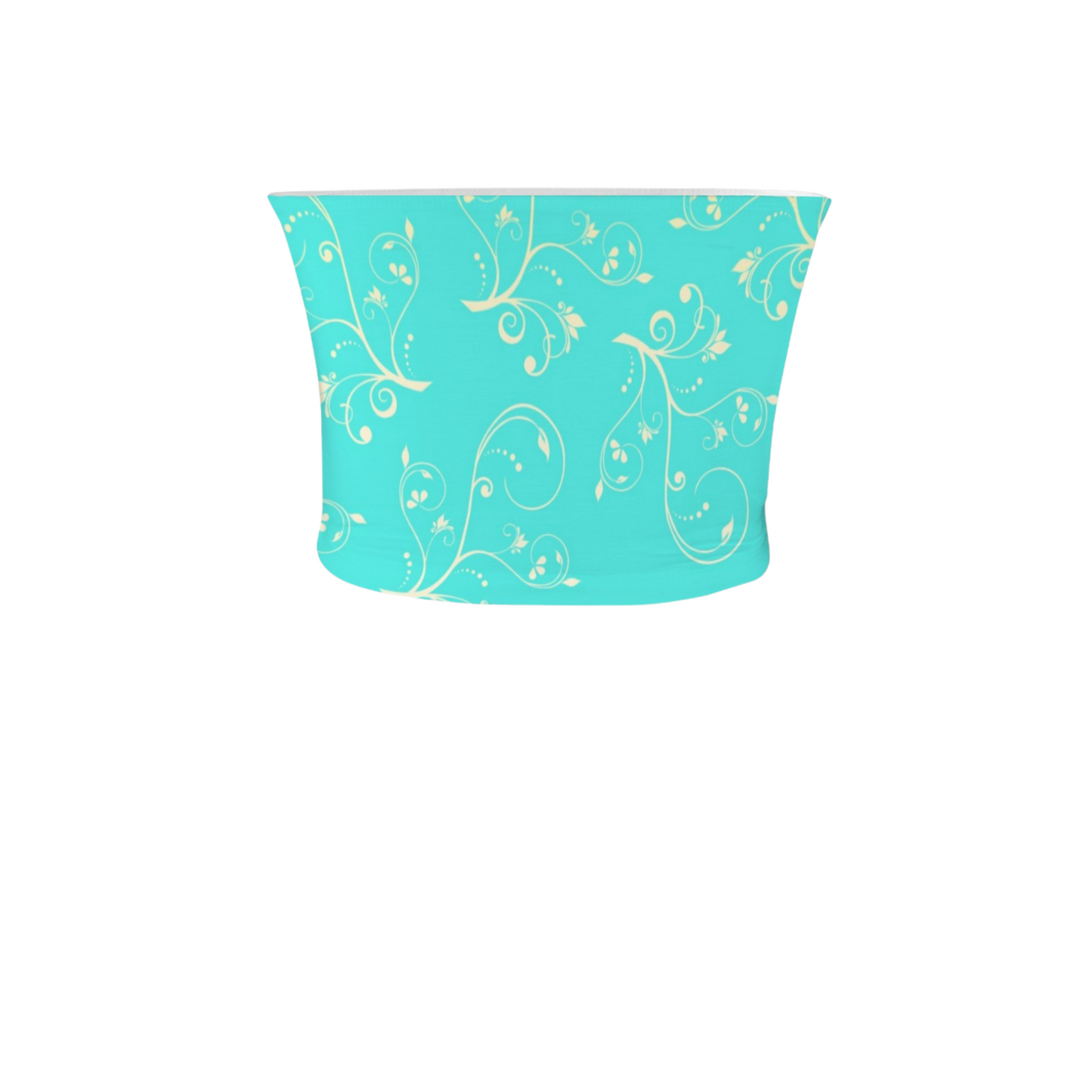 Jasmine Swirl Crop Tube Top