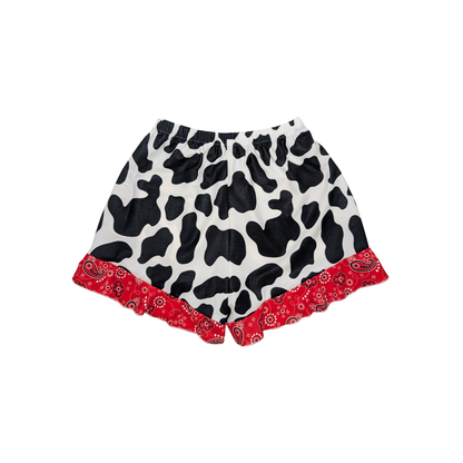 Cowgirl Ruffle Hem Shorts