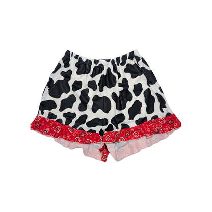 Cowgirl Ruffle Hem Shorts