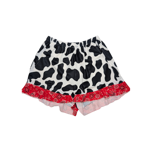 Cowgirl Ruffle Hem Shorts