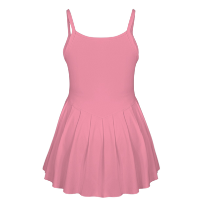 I'm a Lady Pink Pleat Skirt Active Dress