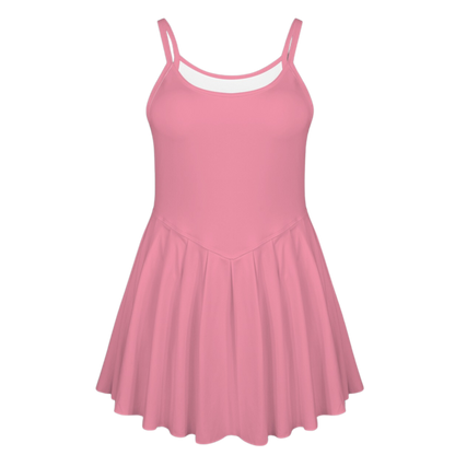 I'm a Lady Pink Pleat Skirt Active Dress