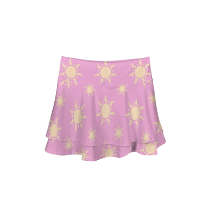 Best Day Ever Suns Ruffle Active Skort