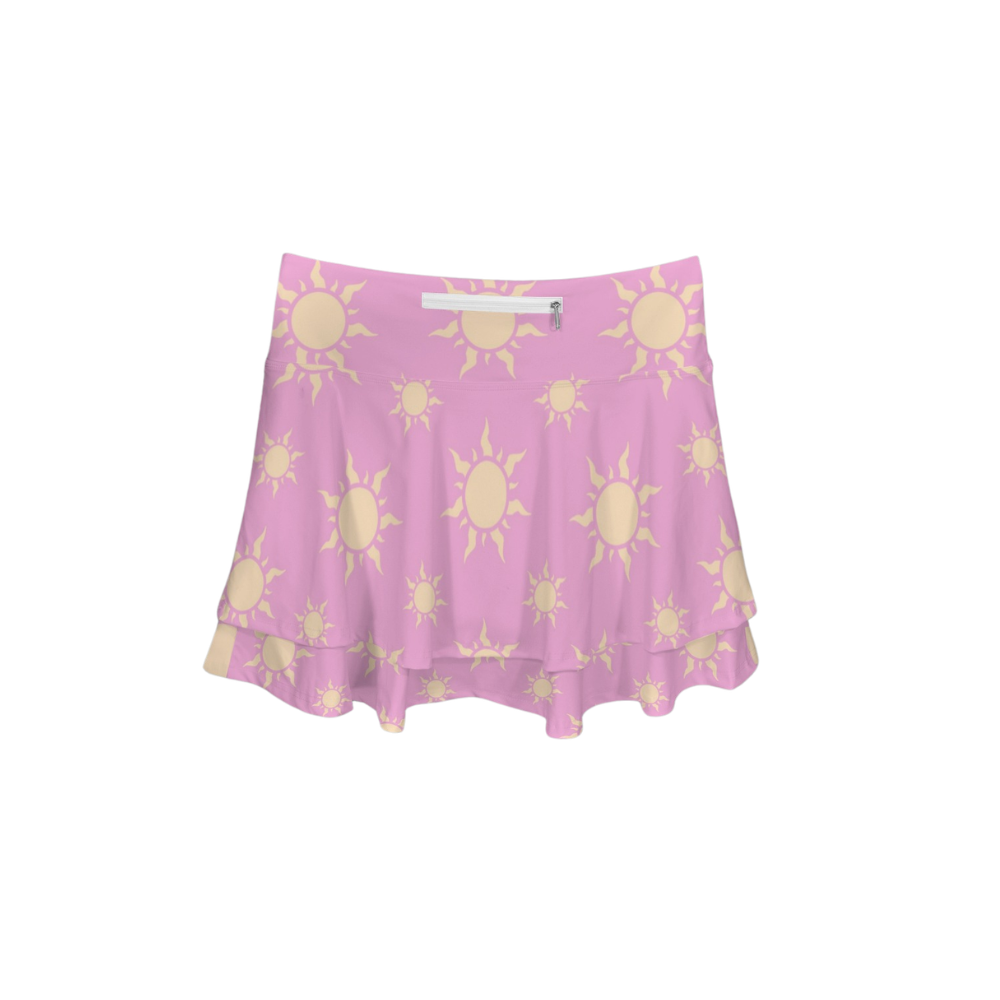 Best Day Ever Suns Ruffle Active Skort